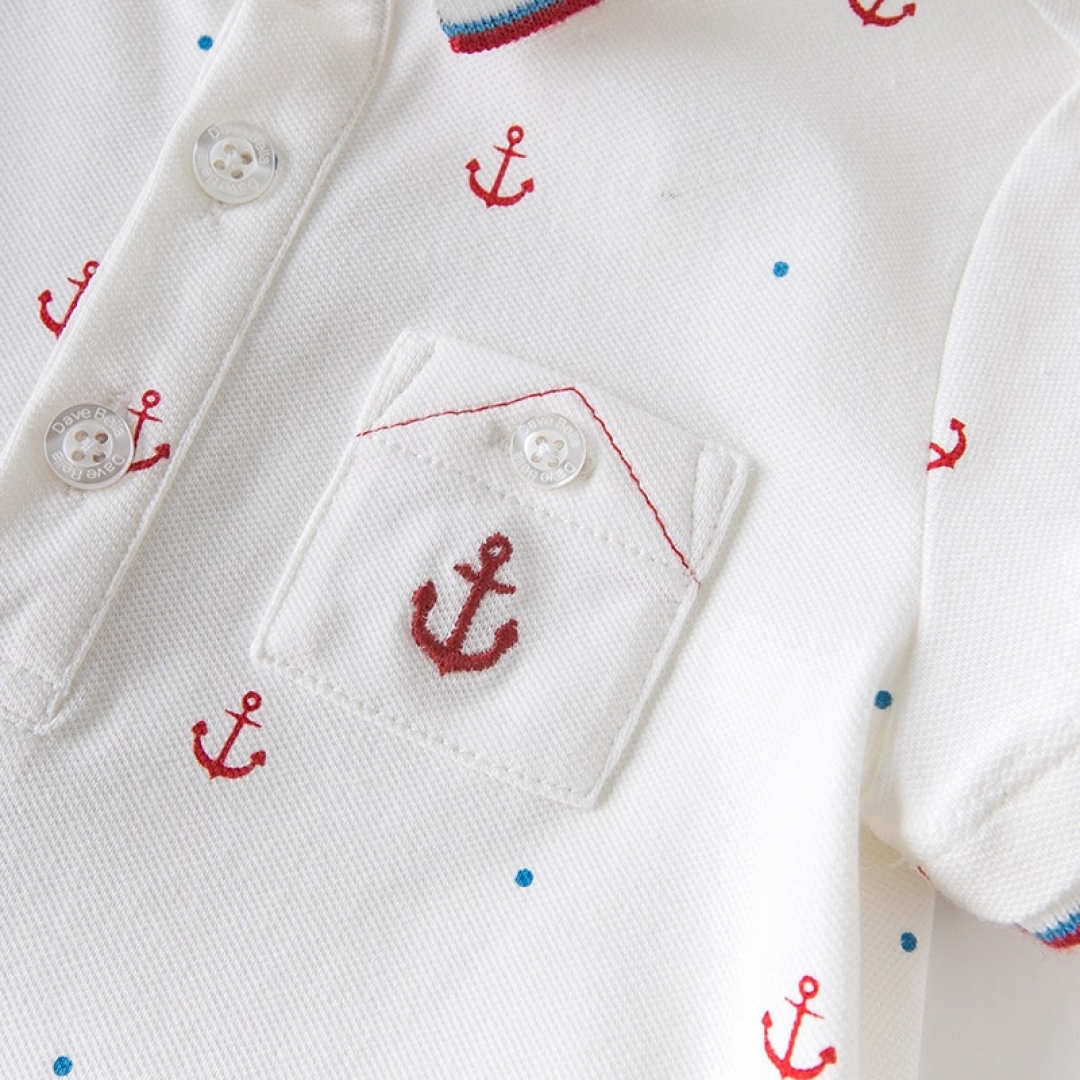 Baby boy printed summer clothing sets