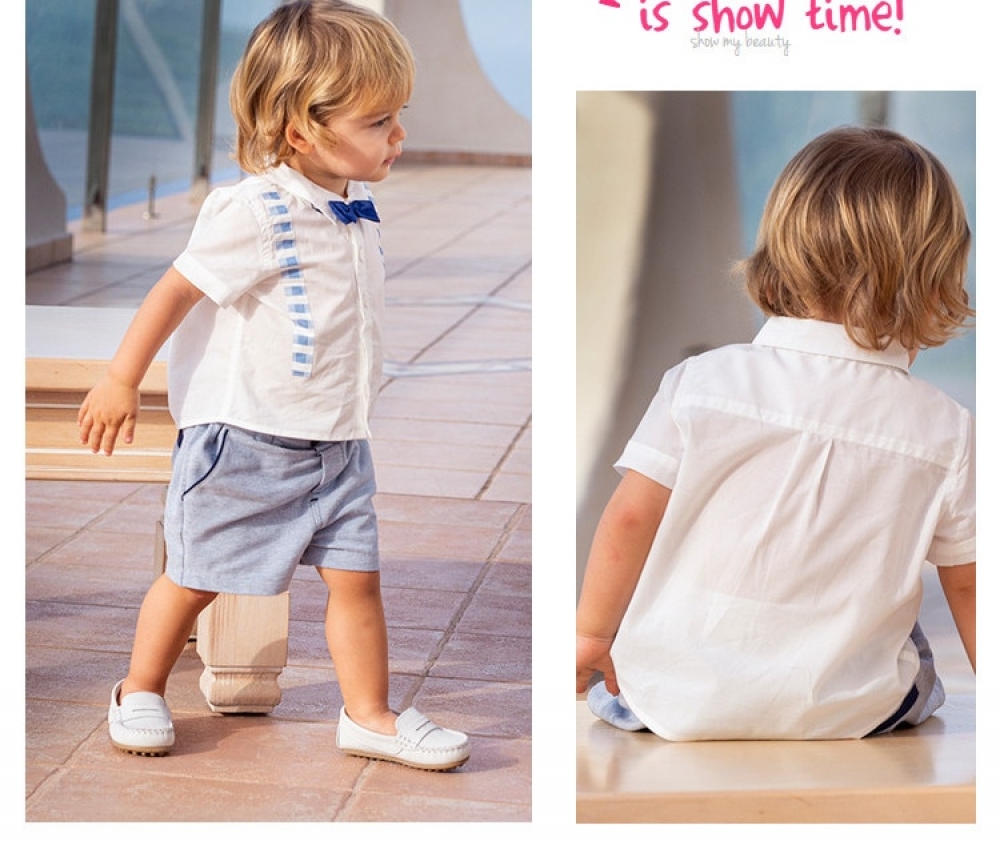 Baby Boy Plaid Pocket Clothing Set