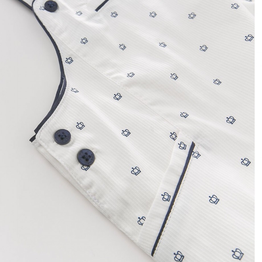 Royal Baby Cotton Romper