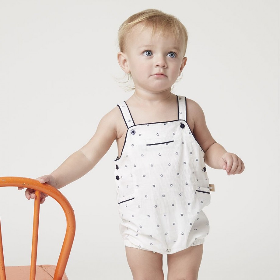 Royal Baby Cotton Romper