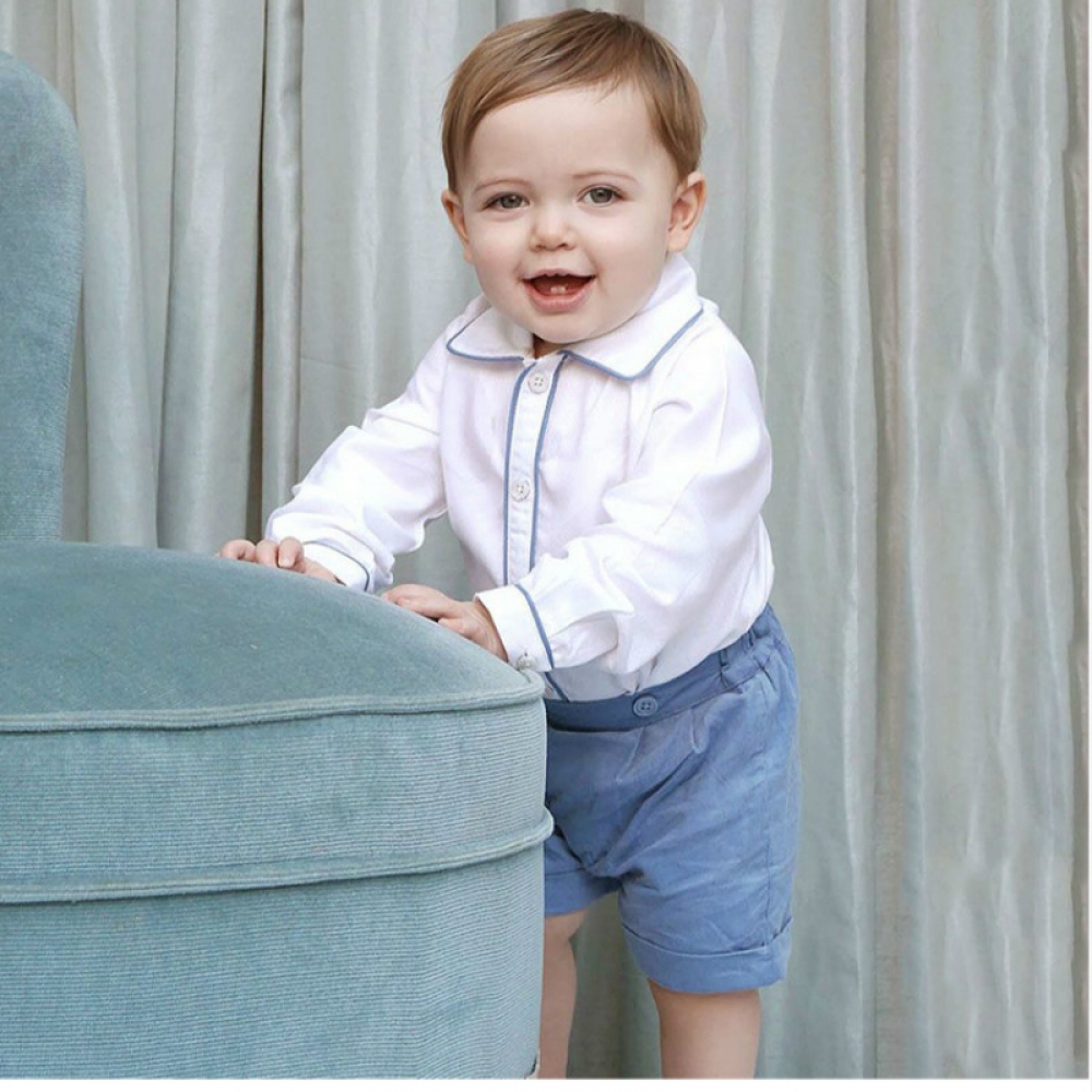 Baby Boy Cotton Shirt+pants