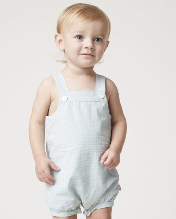Baby Boy Plaid Romper