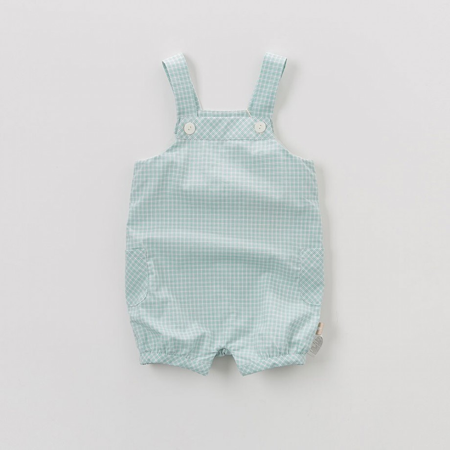 Baby Boy Plaid Romper