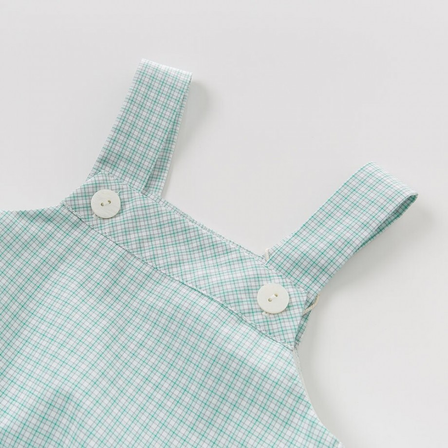Baby Boy Plaid Romper
