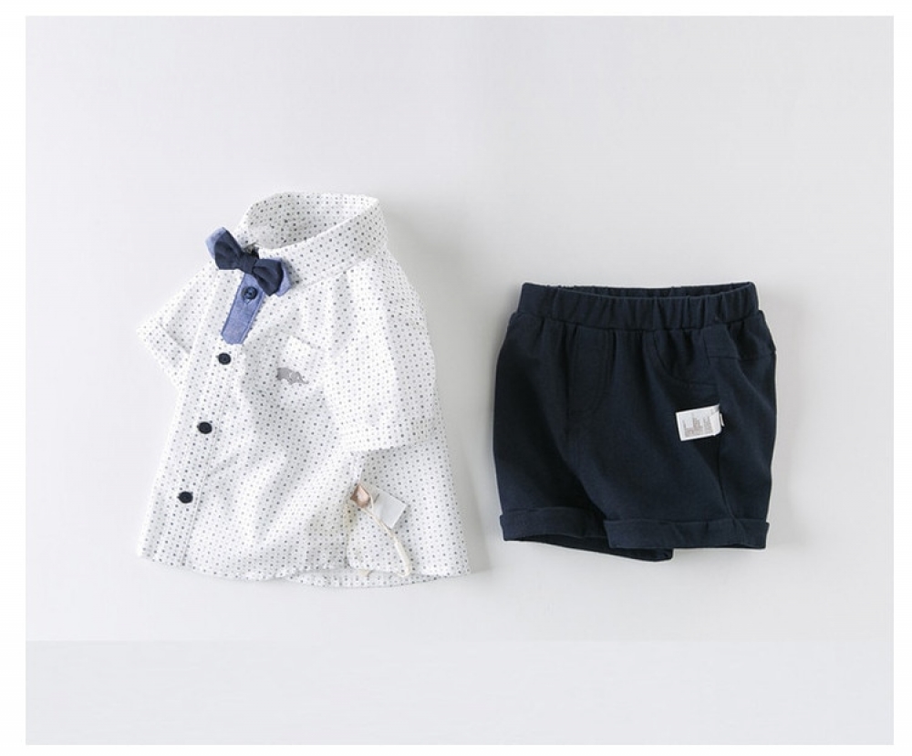 Baby Boy Bow & Dots Clothing Sets