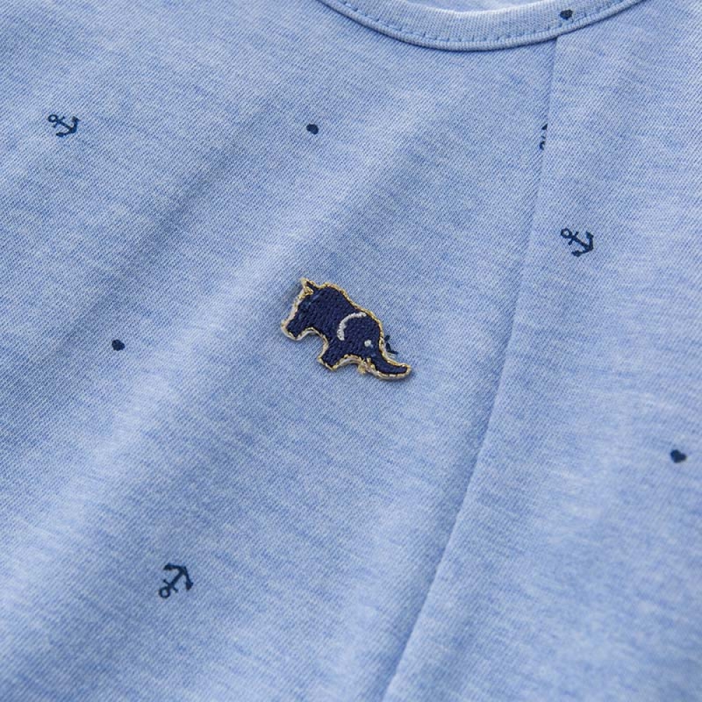Baby Boy O-neck Printed Clothing Set