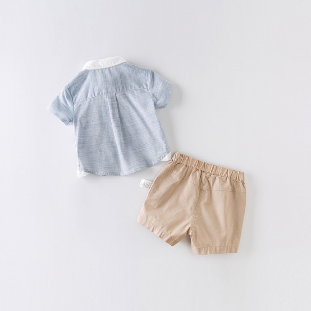 Baby Boy Bow & Pocket Cool Clothing Set