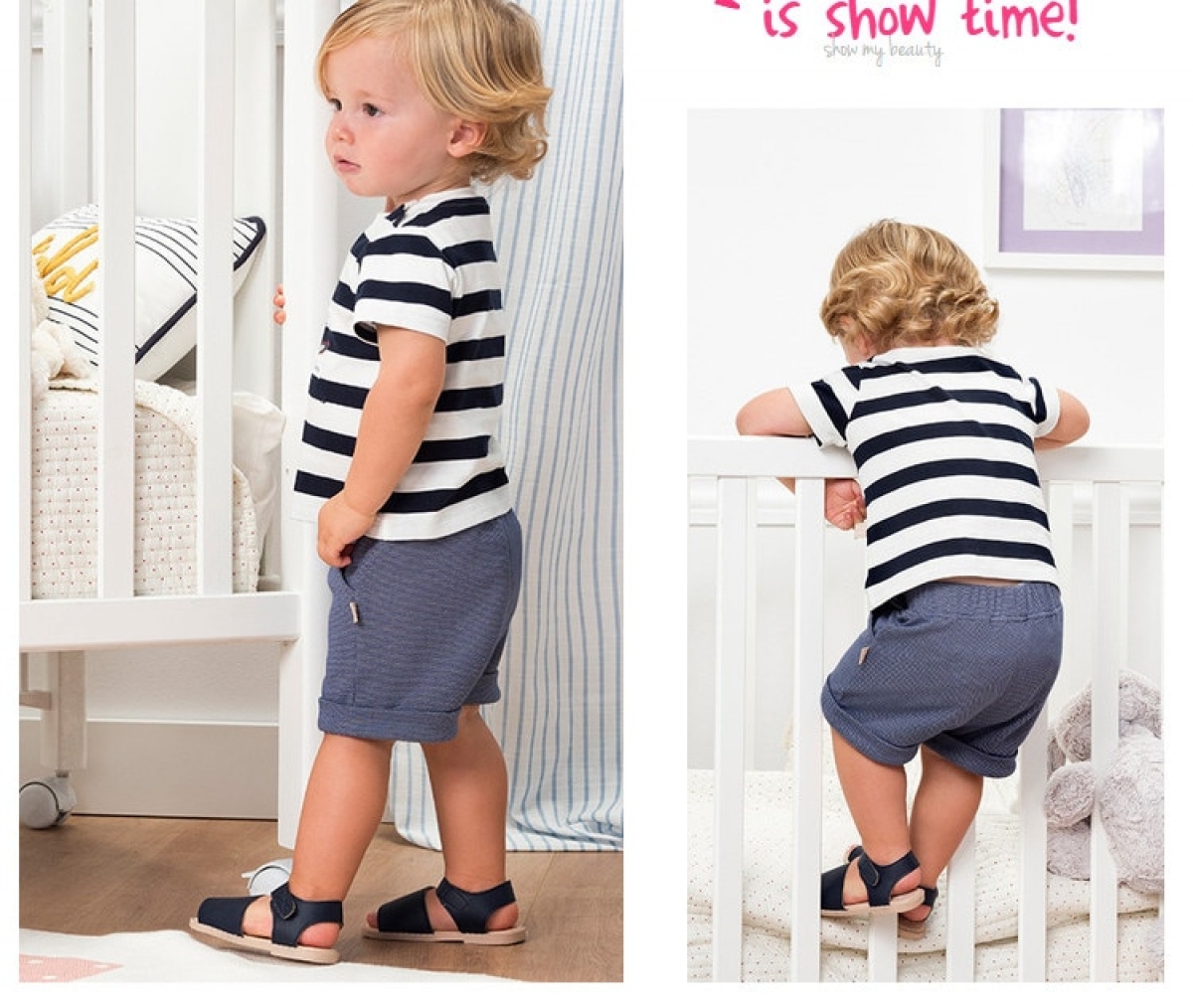 Baby Boy Stripe and Print Clothing Set