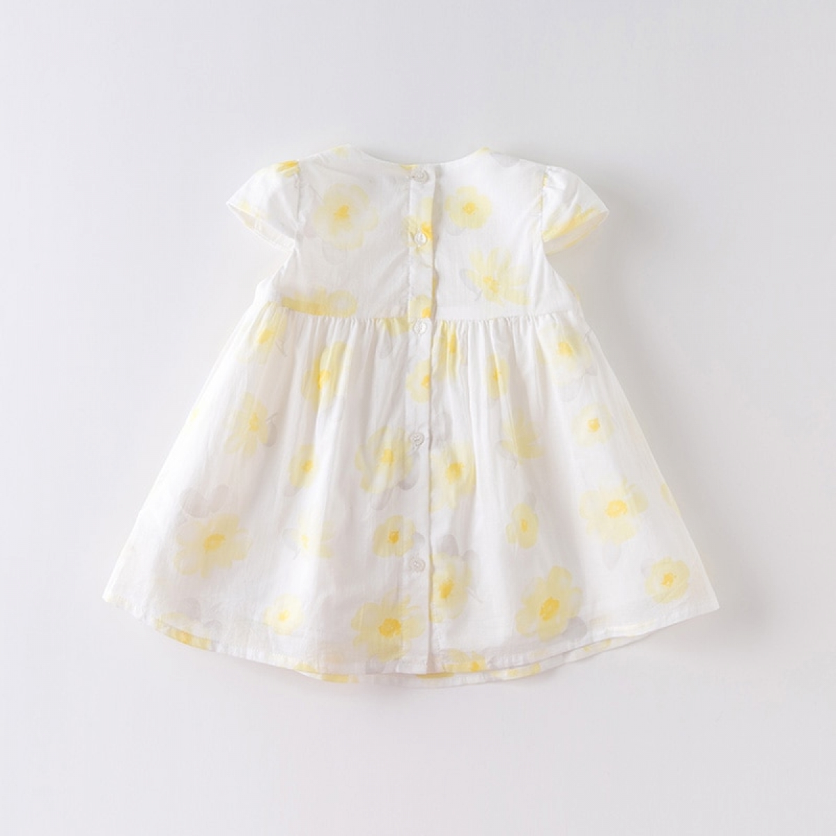 Summer baby girl's cute floral print dress